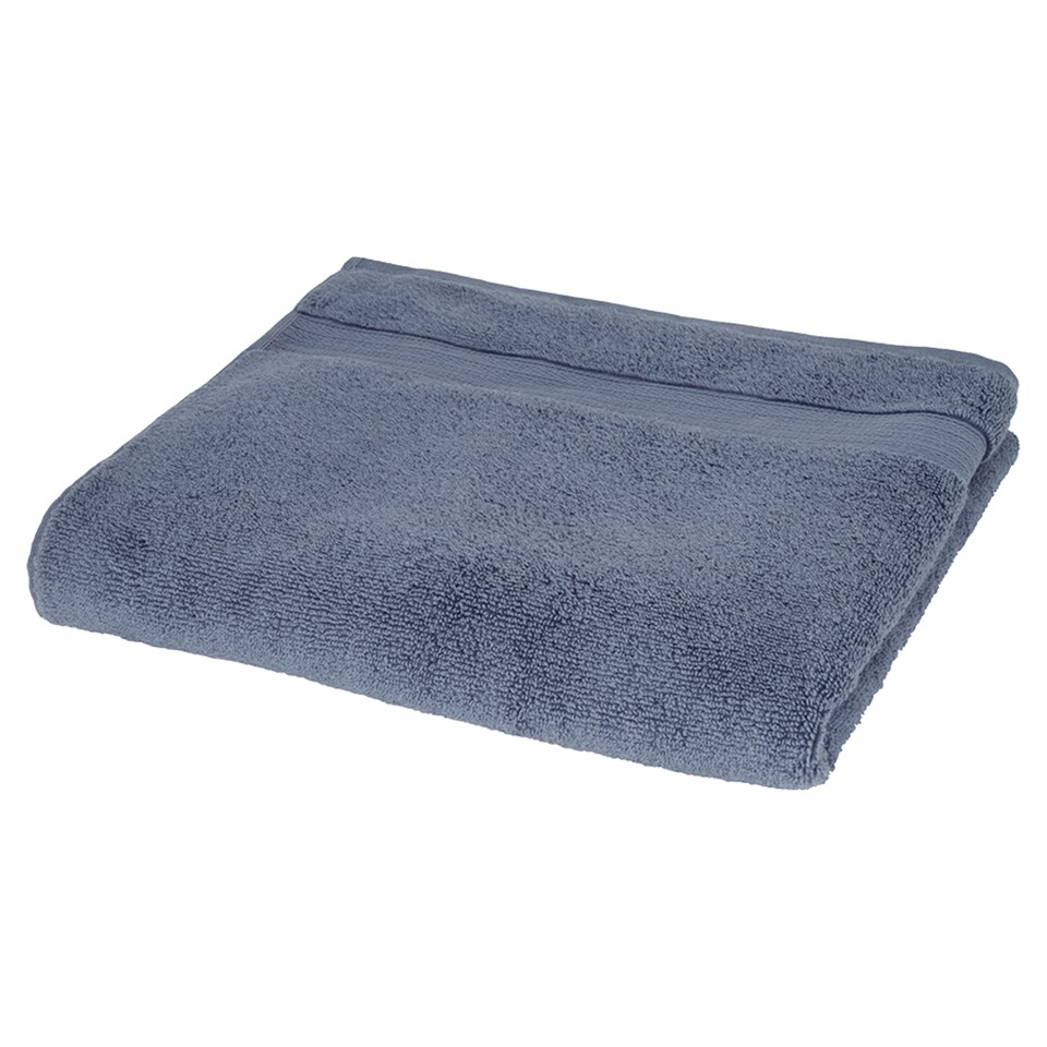 F&F Home Supersoft Cotton Bath Sheet Towel Slate Blue