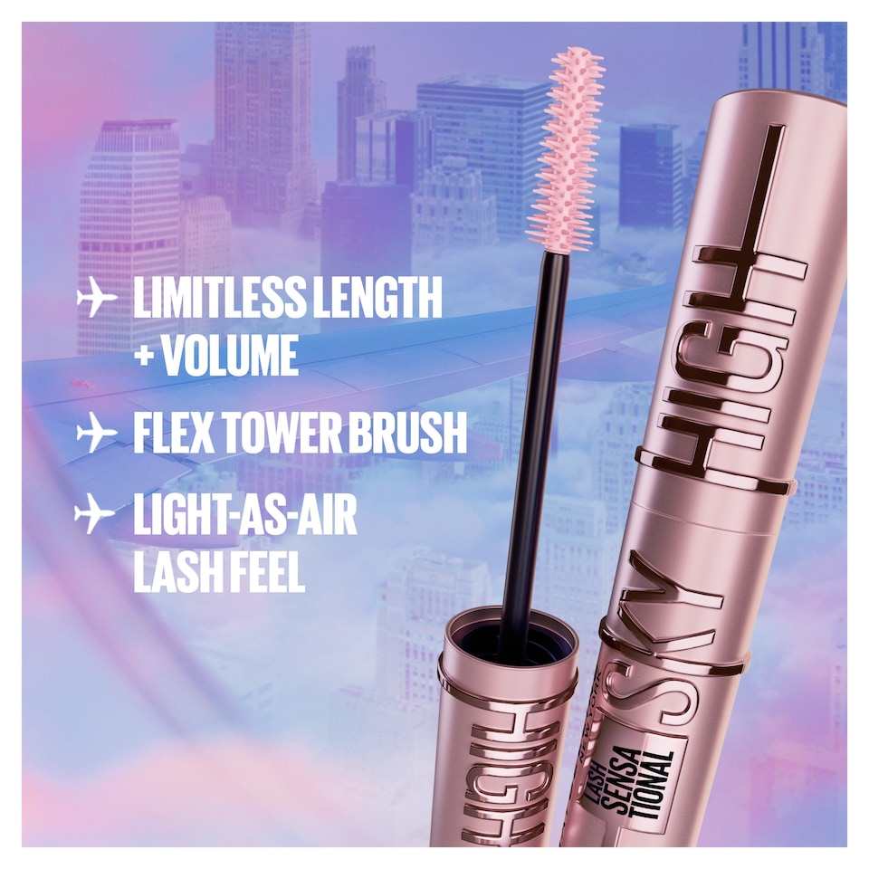 image 1 of Maybelline Lash Sensational Sky High Mascara - Blue Mist 7.2ml