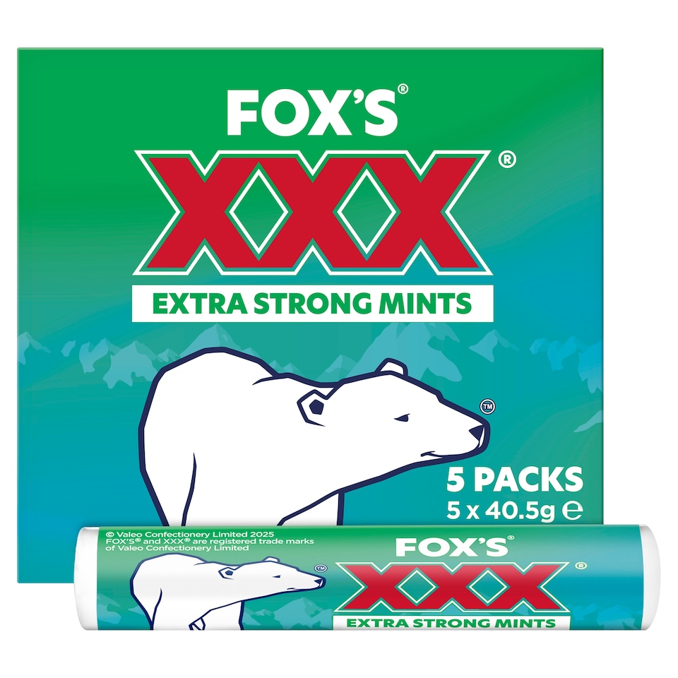 Xxx Seriously Extra Strg Peppermint Mints 5 X 40.5G