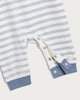 image 3 of F&F Baby 2-Pack Pure Cotton Stripe Print Long Sleeved Rompers in Navy