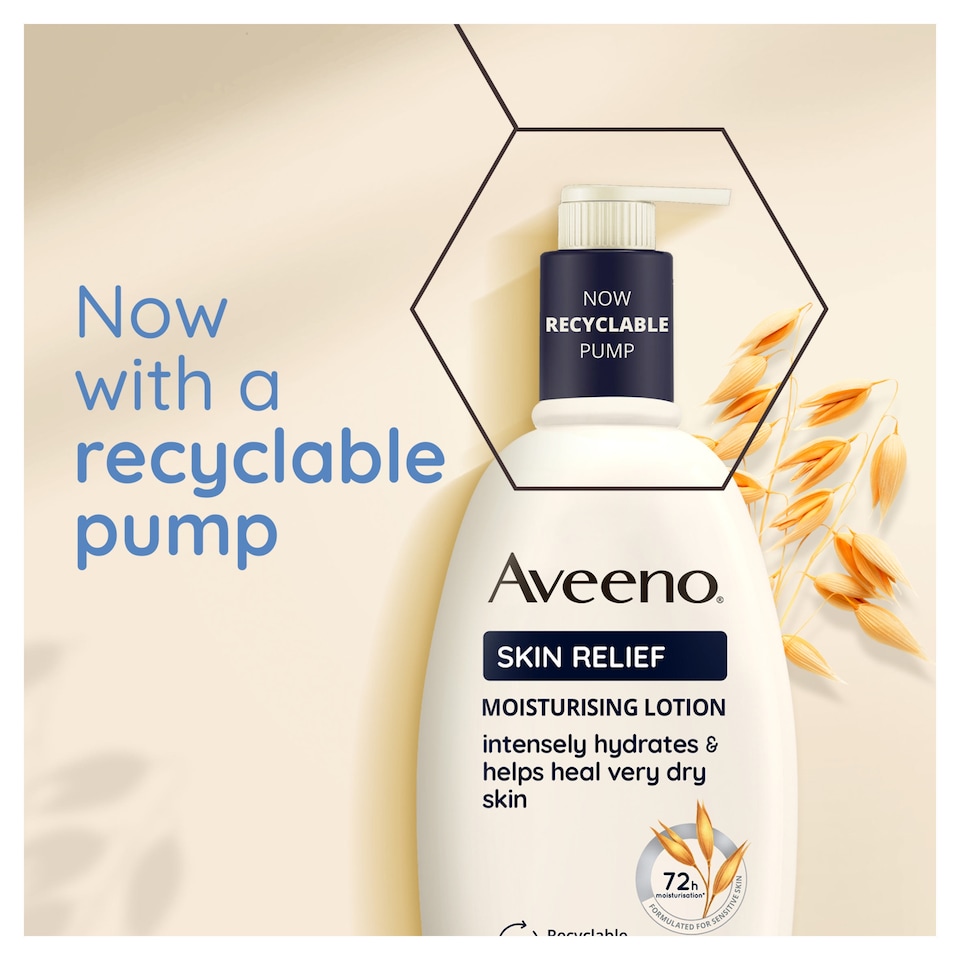 image 1 of Aveeno Skin Relief Body Lotion Moisturiser for Very Dry Skin 500ml