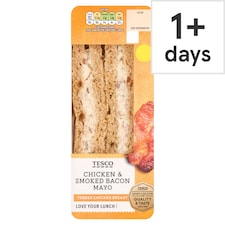 Tesco Chicken & Bacon Mayonnaise Sandwich