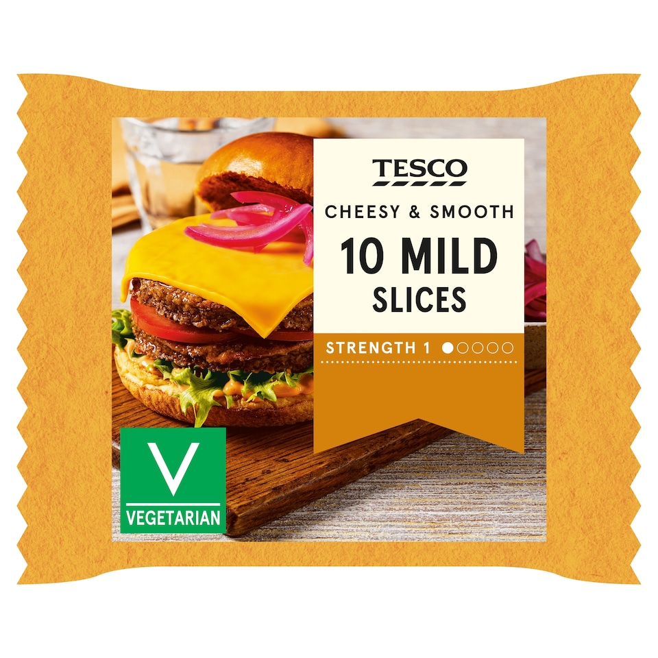 Tesco 10 Mild Slices 200G
