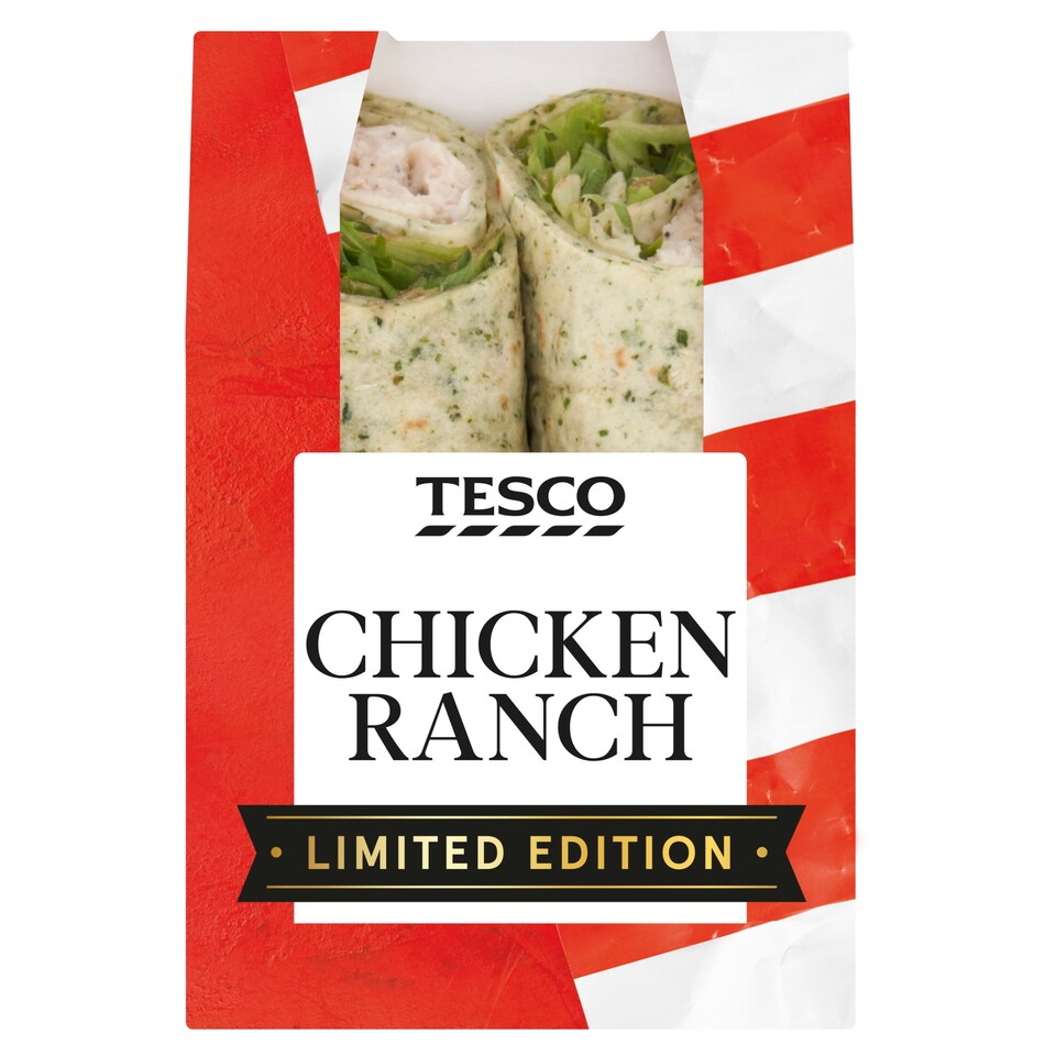 Tesco Chicken Ranch Wrap