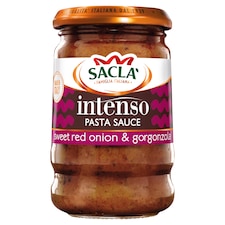 Sacla Red Onion & Gorgonzola St/Through 190G
