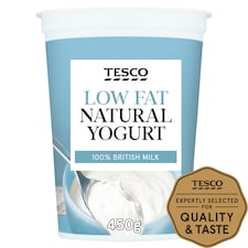 Tesco Low Fat Natural Yogurt 500G