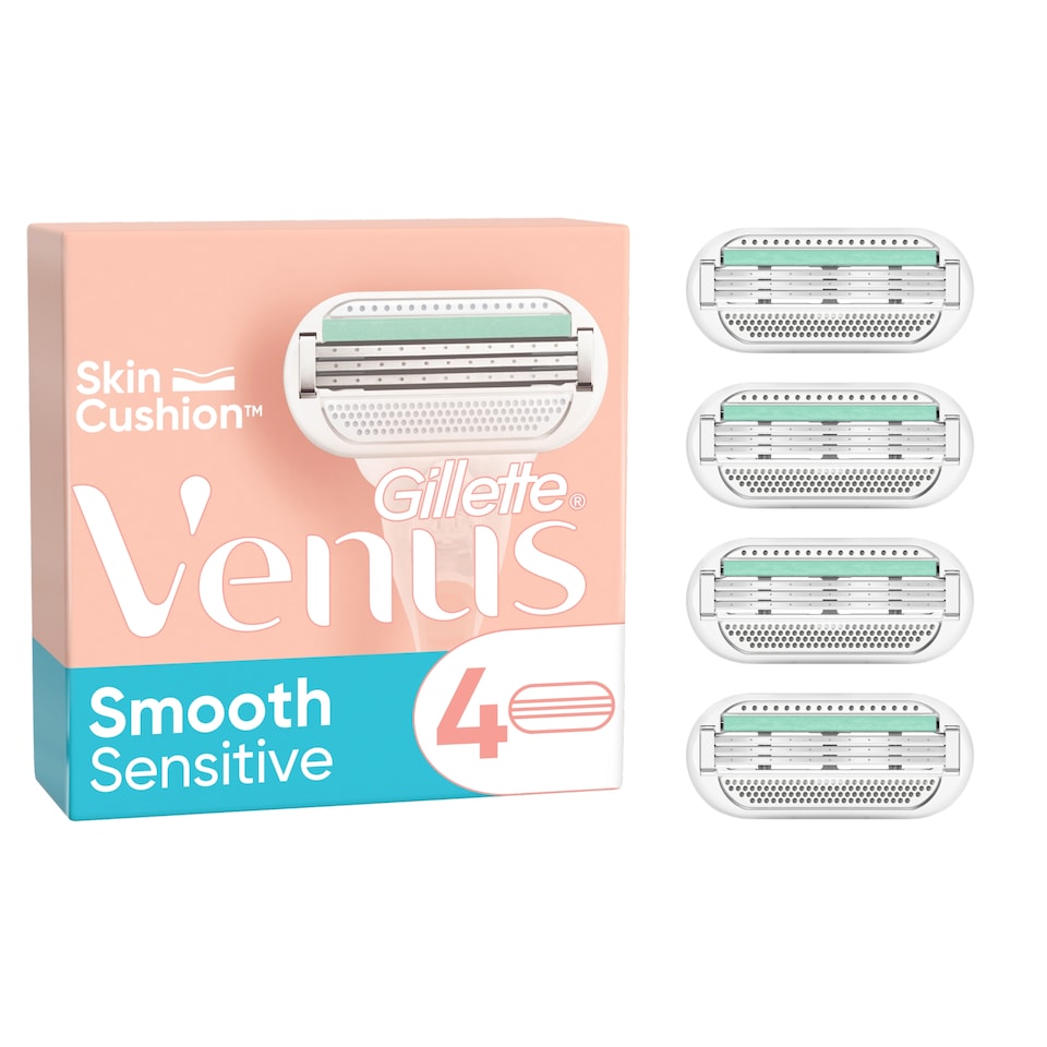 Obrázek 1 pro produkt Venus Deluxe Smooth Sensitive Hlavice Holicího Strojku x4