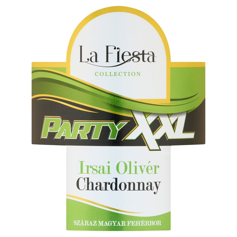 image 1 of La Fiesta Party XXL Duna-Tisza közi Irsai Olivér Chardonnay Dry Hungarian White Wine 11% 1,5 l