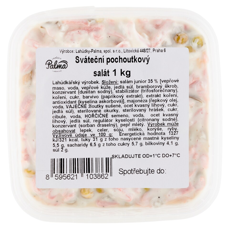 Obrázek 1 pro produkt Lahůdky Palma Sváteční pochoutkový salát