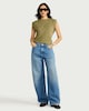 image 2 of F&F Pure Cotton Sleeveless Top in Olive