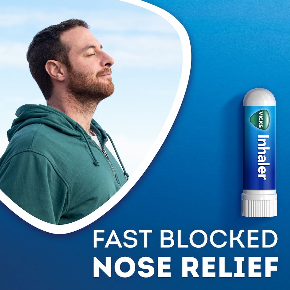 image 1 of Vicks Inhaler Fast Acting Blocked Nose Relief Stick