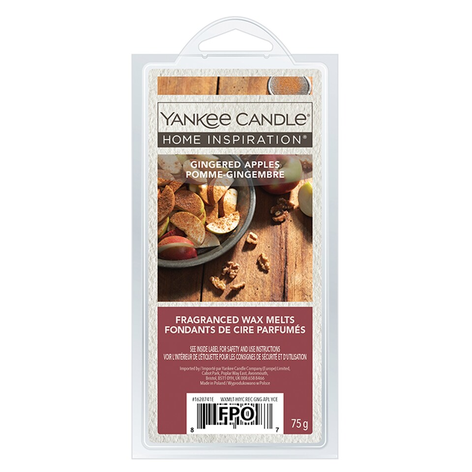 Yankee 6 Wax Melts Gingered Apples