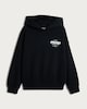 image 4 of F&F Girls Cotton Rich Athletic Running Club Oversized Hoodie in Black