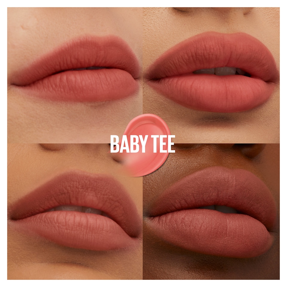image 1 of Maybelline Super Stay Teddy Tint Lip Tint, 25 Baby Tee, 5ml