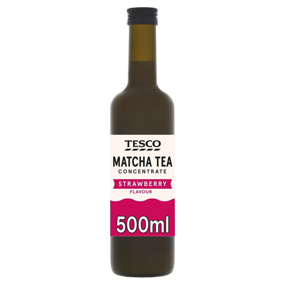 Tesco Strawberry Flavour Matcha Concentrate 500ml