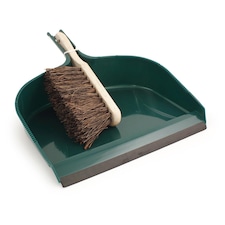 Heavy Duty Outdoor Dustpan And Brush Set