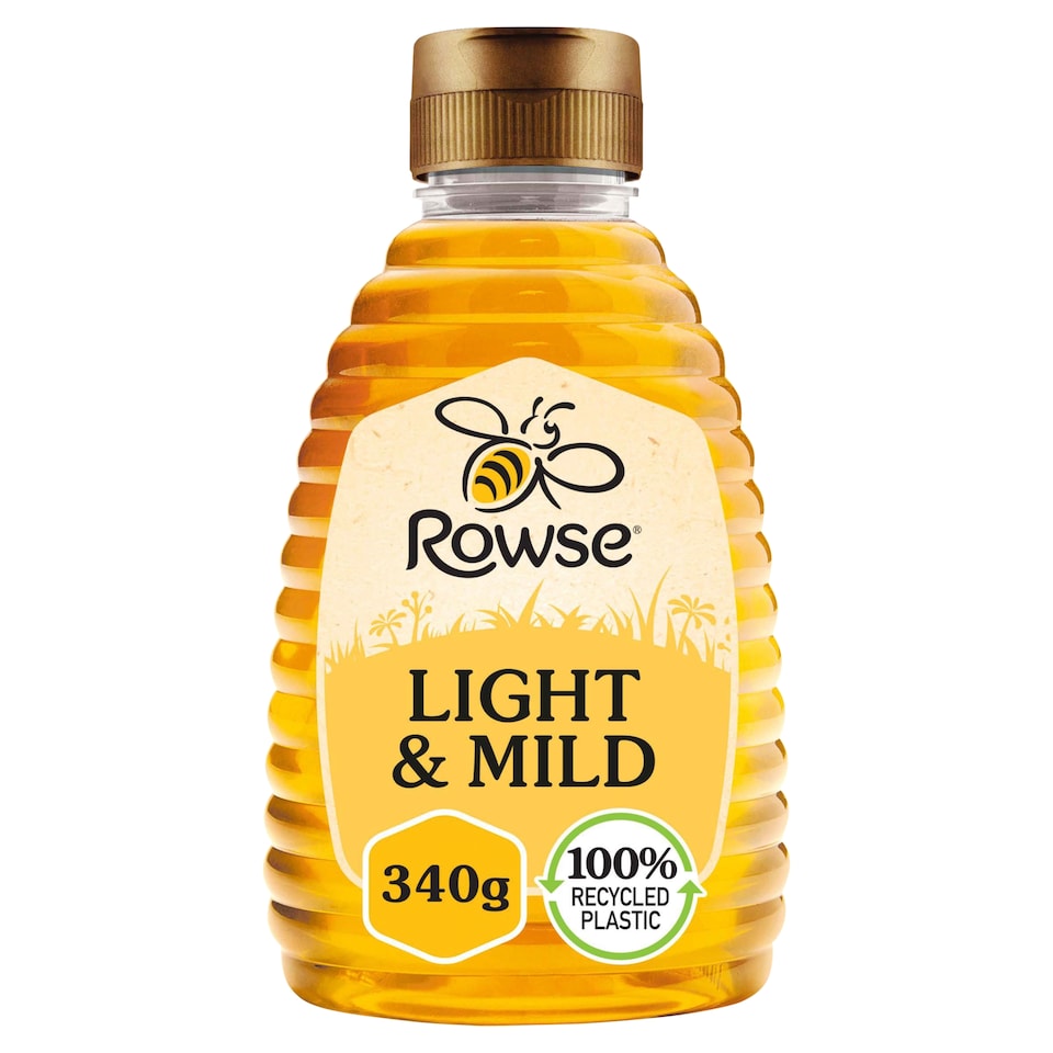image 1 of Rowse Squeezy Light & Mild Honey 340G