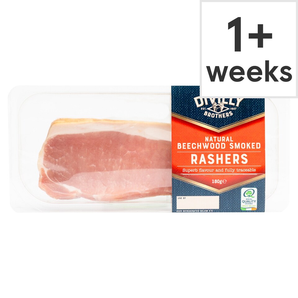 Divilly Brothers Cured Rashers Smoked 180G