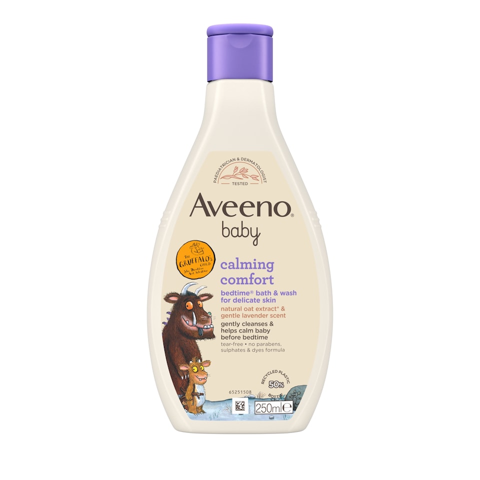 image 1 of Aveeno Baby Calming Comfort Bedtime Bath & Wash 250ml