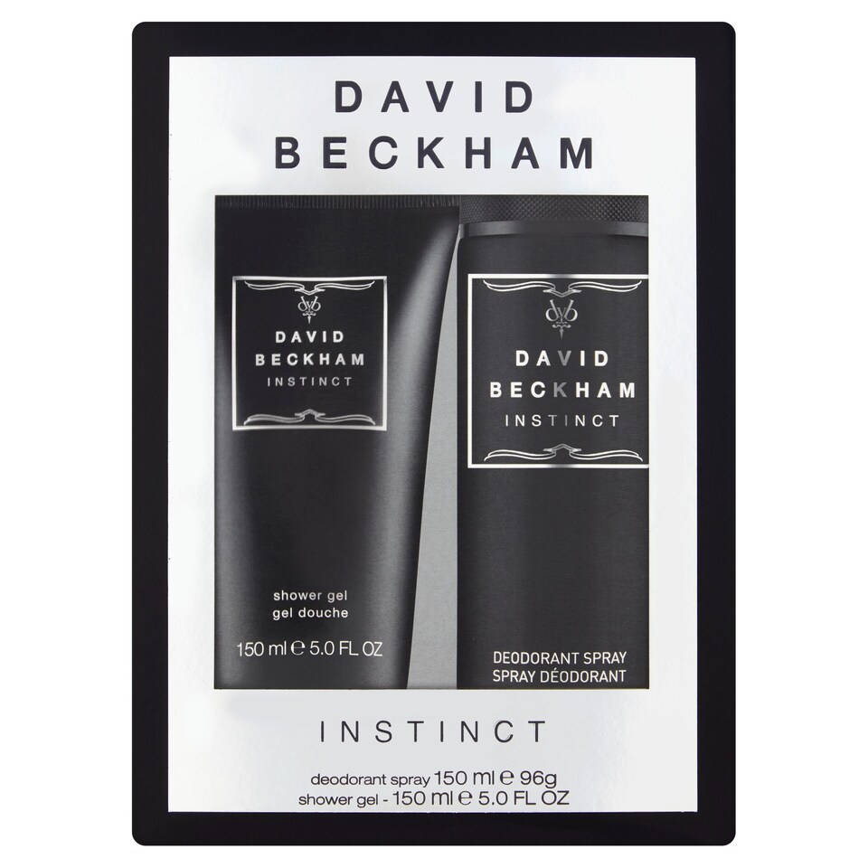 David Beckham Instinct Body Spray And Shower Gel Gift Set