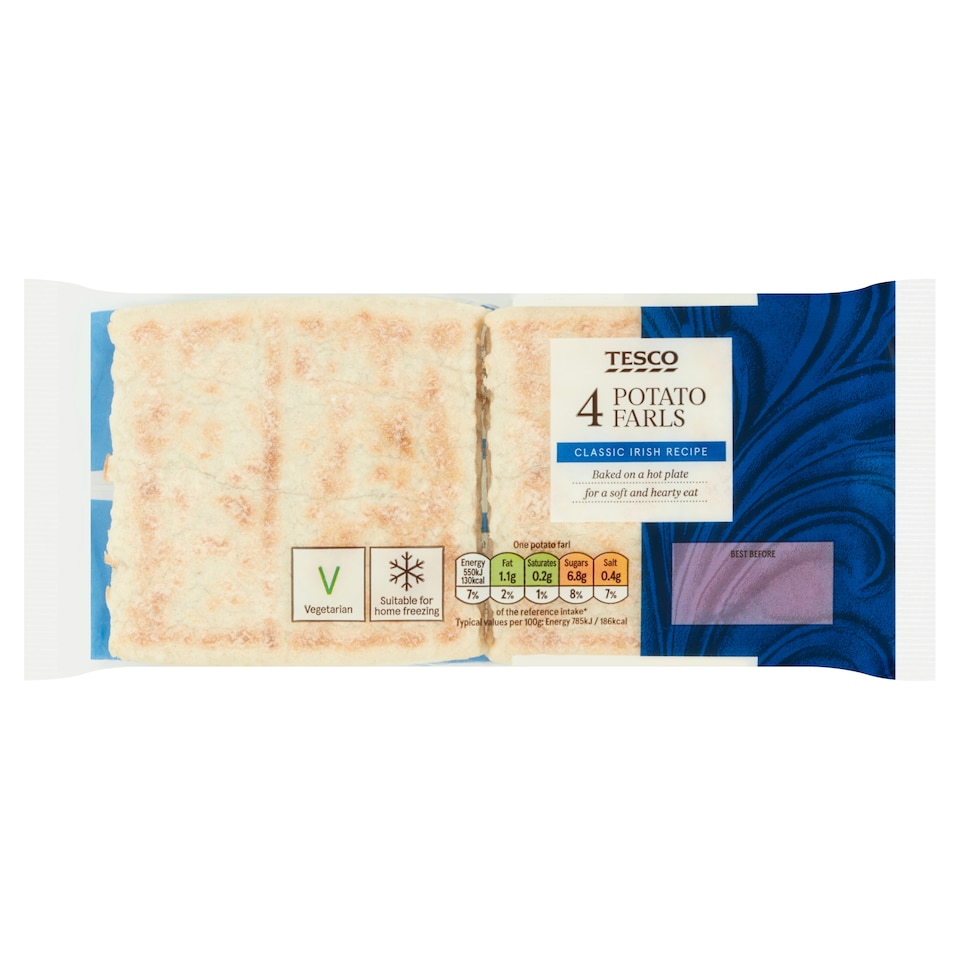 Tesco Potato Farls 4 Pack