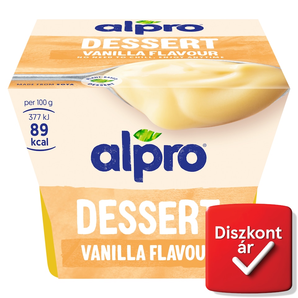 ALPRO vanília ízű szójadesszert 125 g