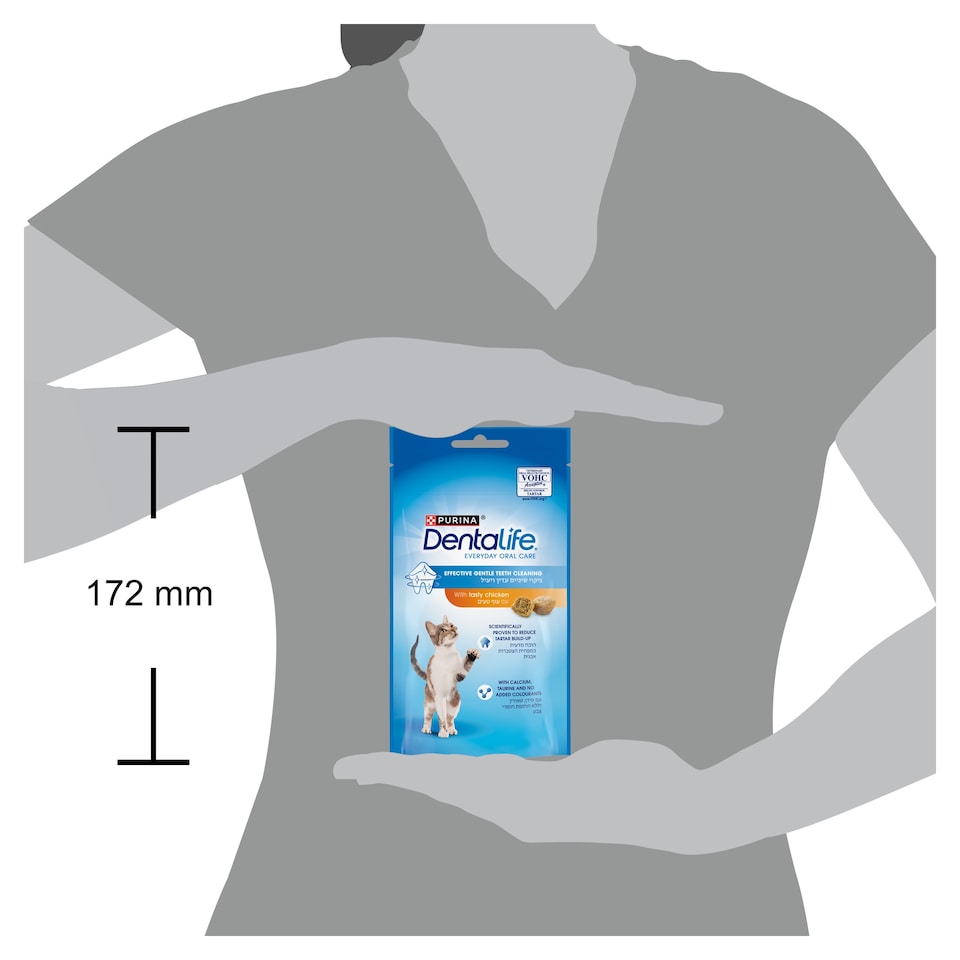 image 1 of DENTALIFE Dental Chicken Cat Treats 40g