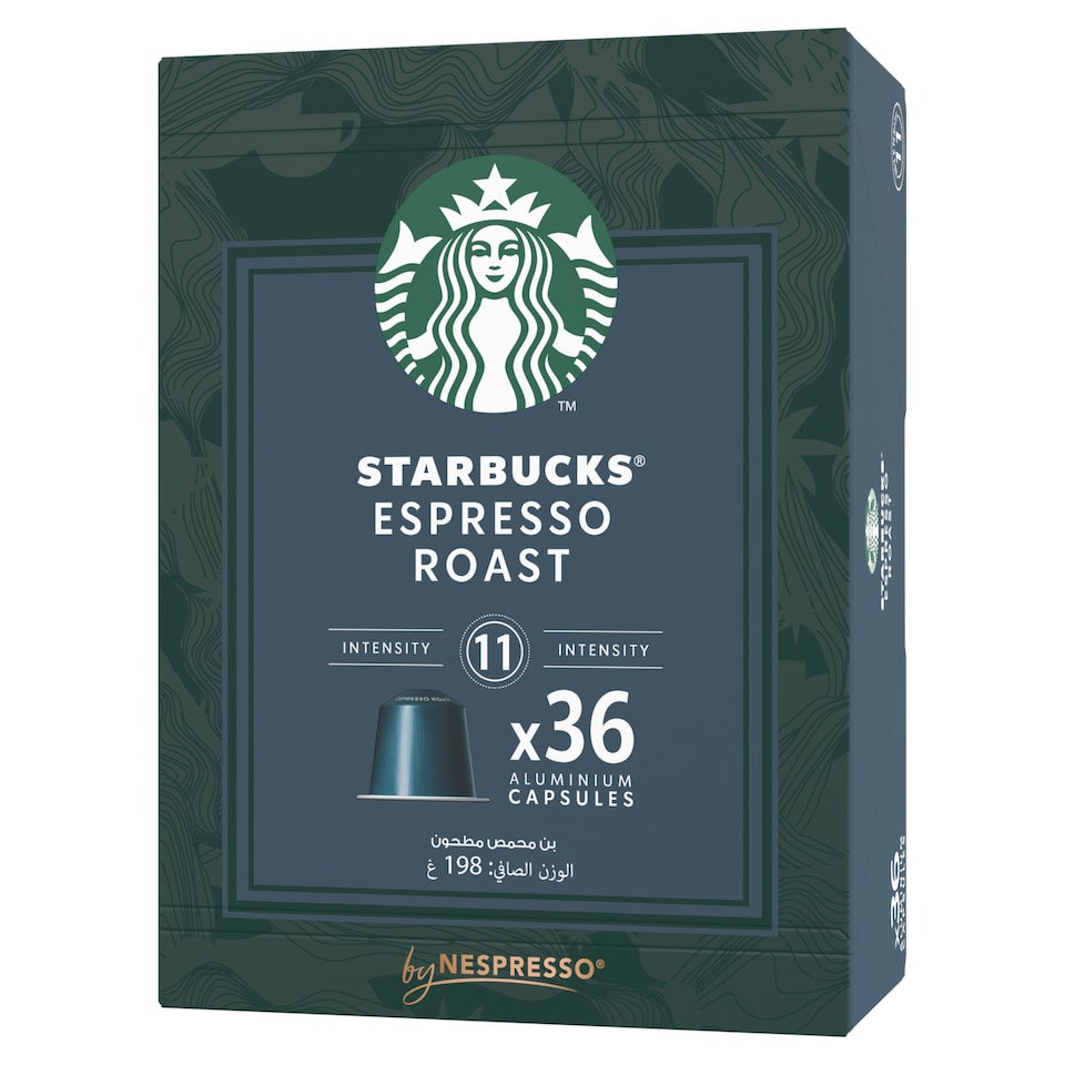 image 1 of Starbucks by Nespresso Espresso Roast 36 Aluminium Capsules 198g