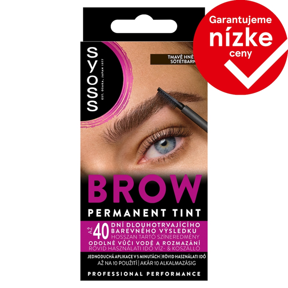 Syoss Brow Tint Tmavohnedý