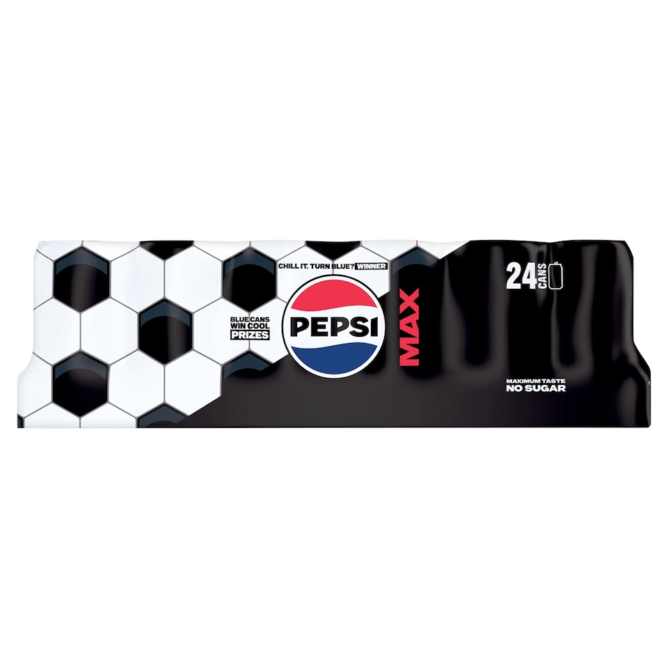 Pepsi Max No Sugar Cola Cans 24x330ml