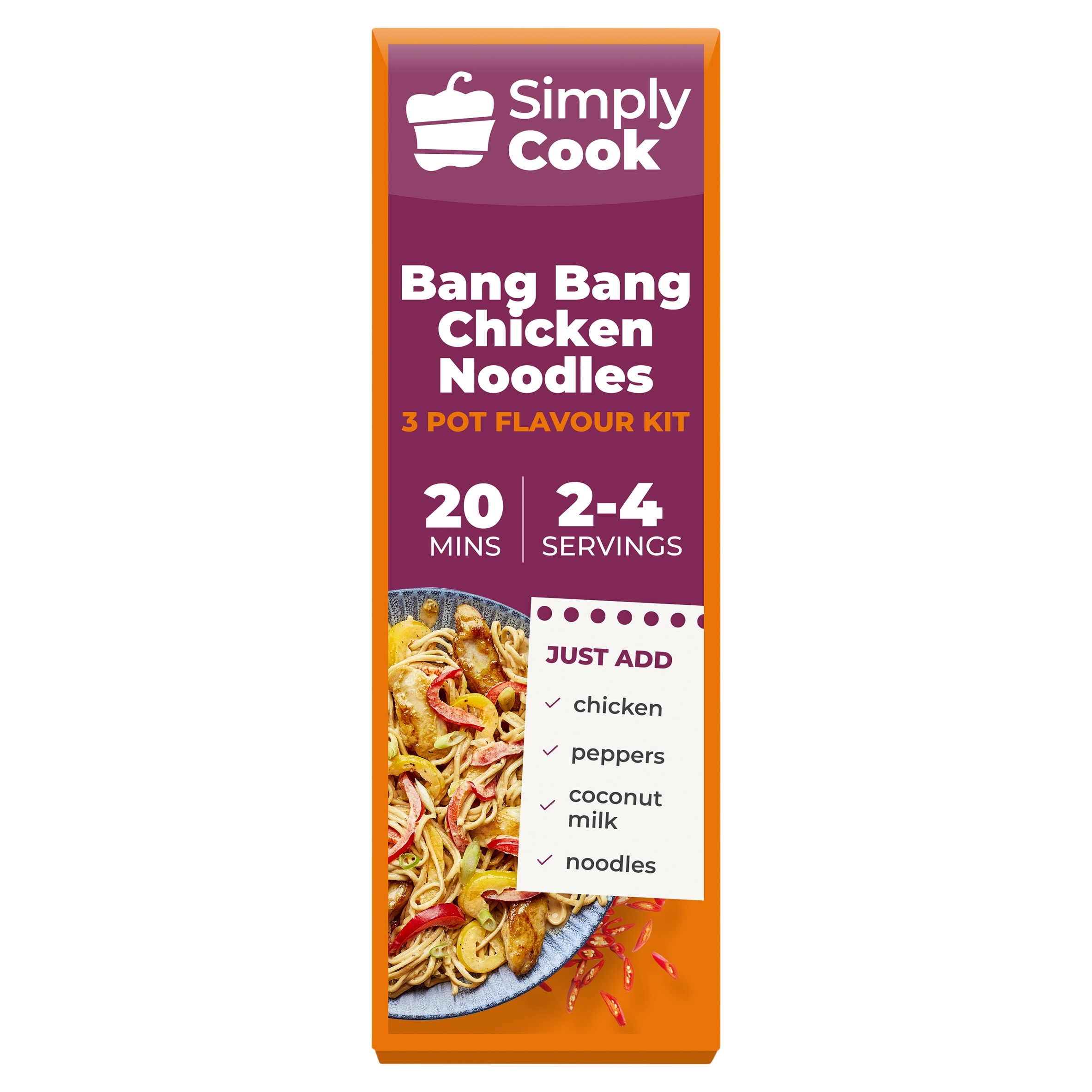 Simply Cook Bang Bang Chicken Noodles Recipe Kit 45g