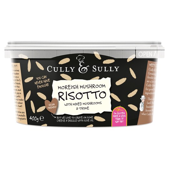Cully And Sully Mushroom Risotto 400G Tesco Groceries