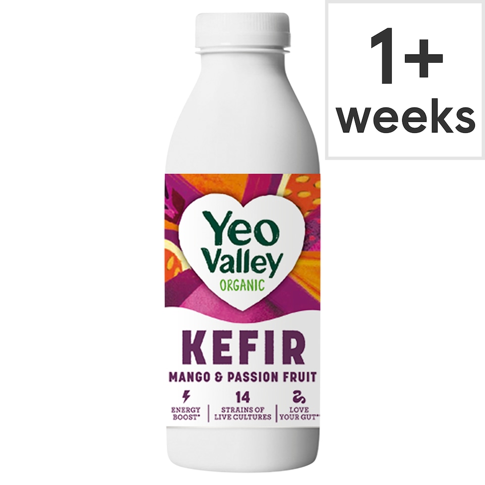 Yeo Valley Organic Kefir Mango & Passion Fruit Yogurt Drink 500ml