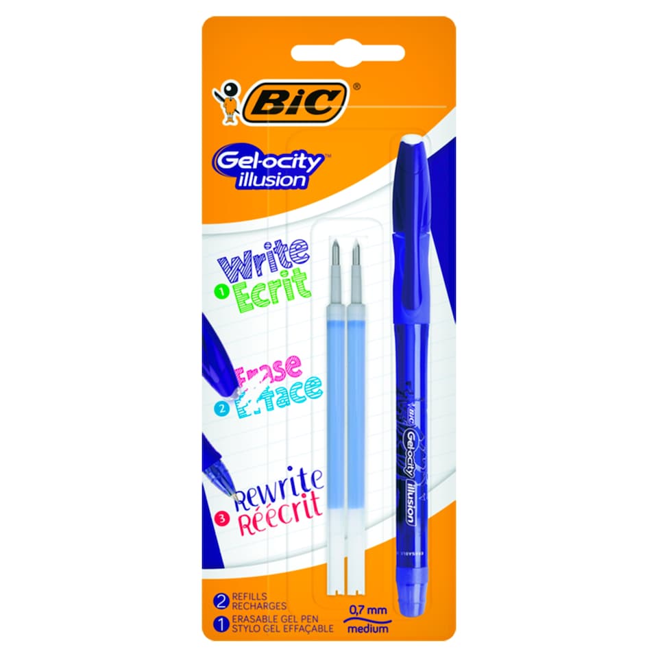 BIC Gel-ocity Illusion kuličkové pero se 2 náplněmi