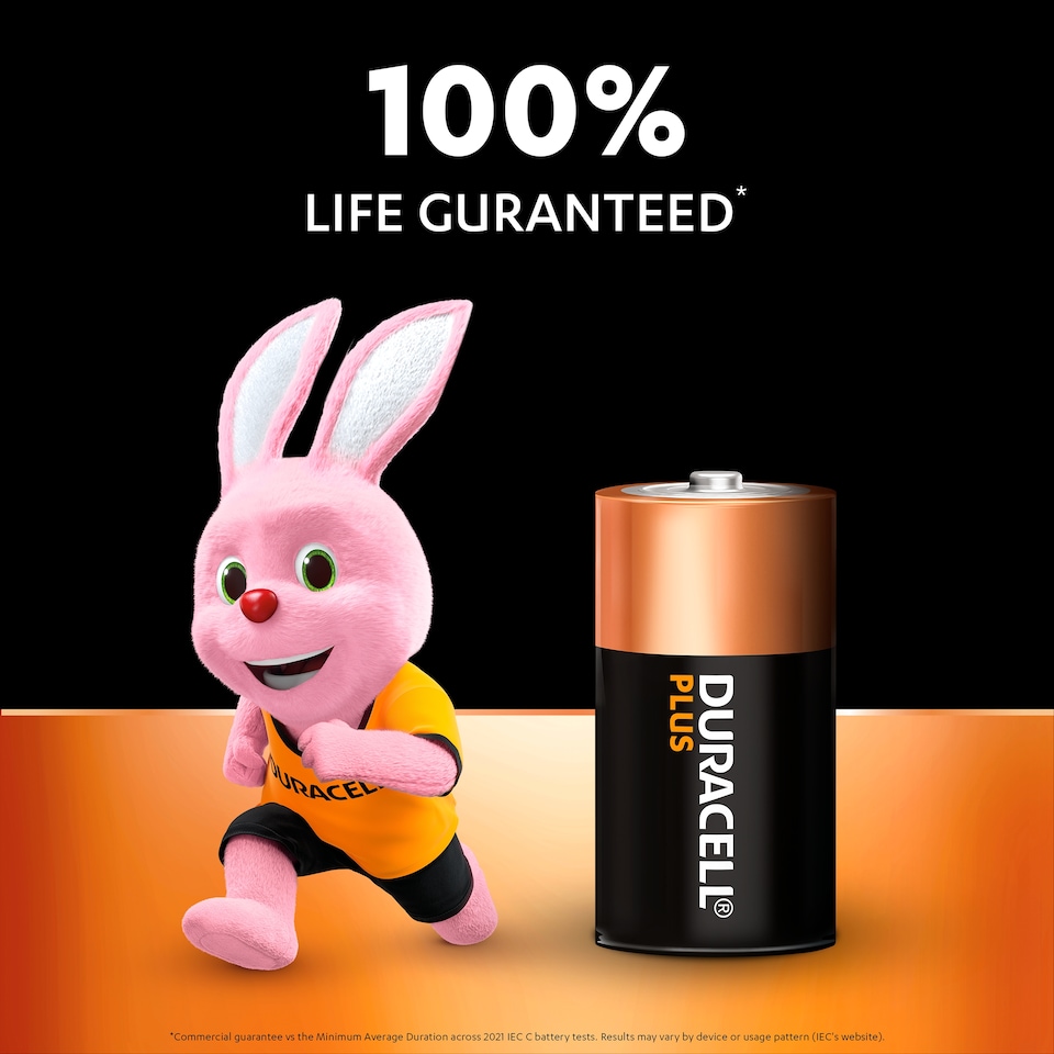 image 1 of Duracell Plus C 4 Pack