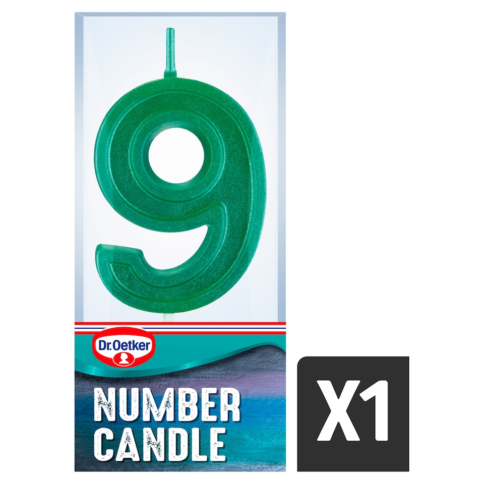 image 1 of Dr. Oetker Number 9 Candle