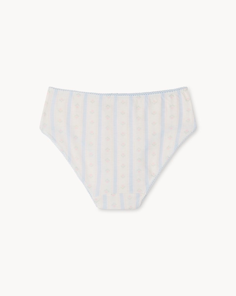 image 1 of F&F Girls 10-Pack Pure Cotton Pointelle Briefs in Multi