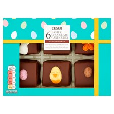 Tesco 6 Easter Cube Cakes
