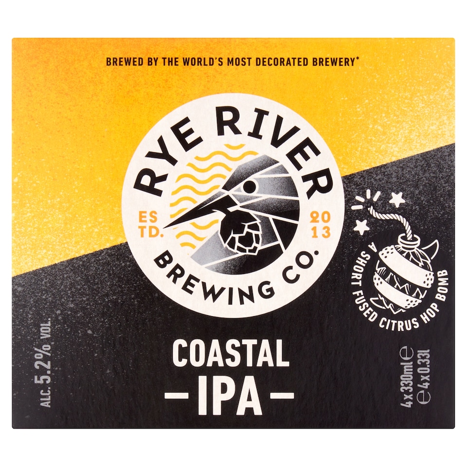 Rye River Coastal Ipa 4X330ml