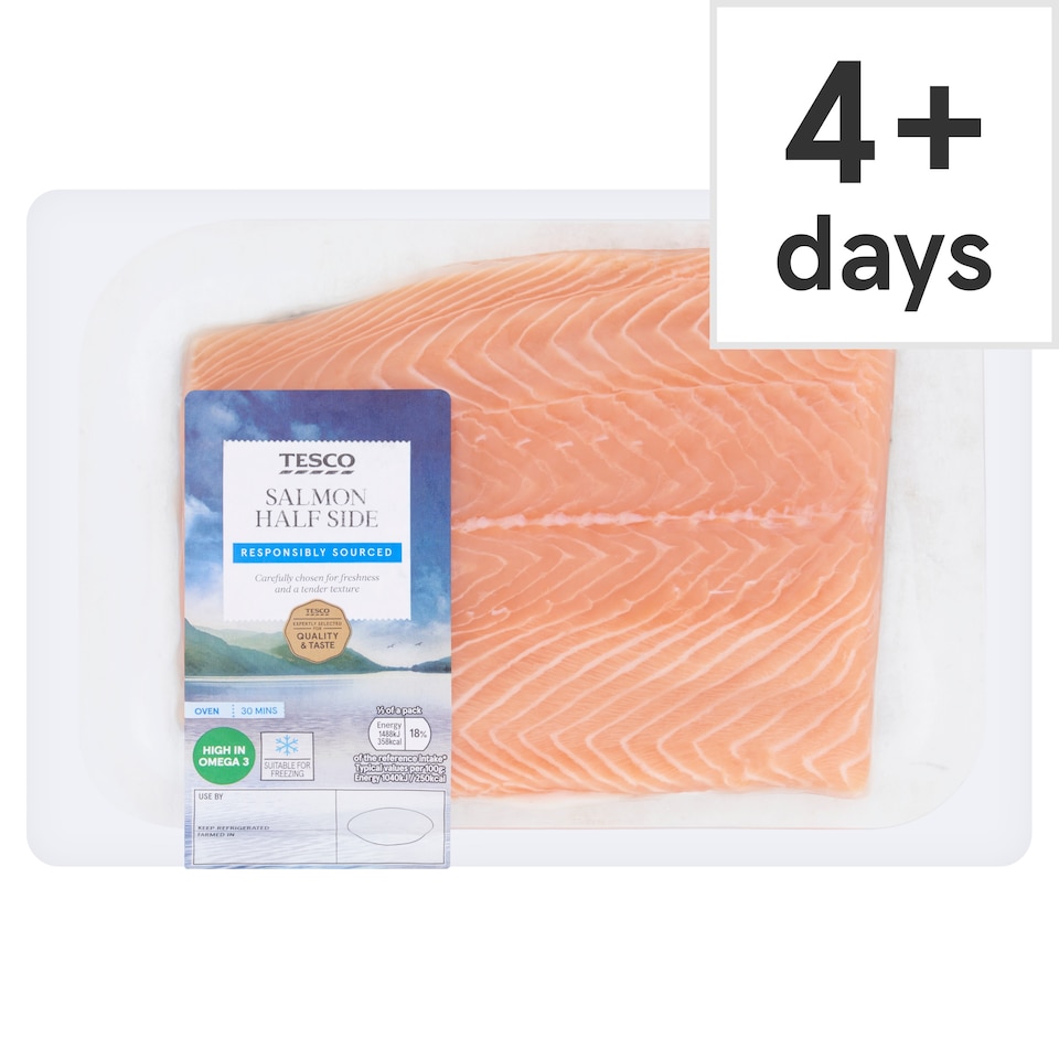 Tesco Half Salmon Side 450g