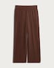 image 4 of F&F Wide Leg Loungewear Trousers in Chocolate