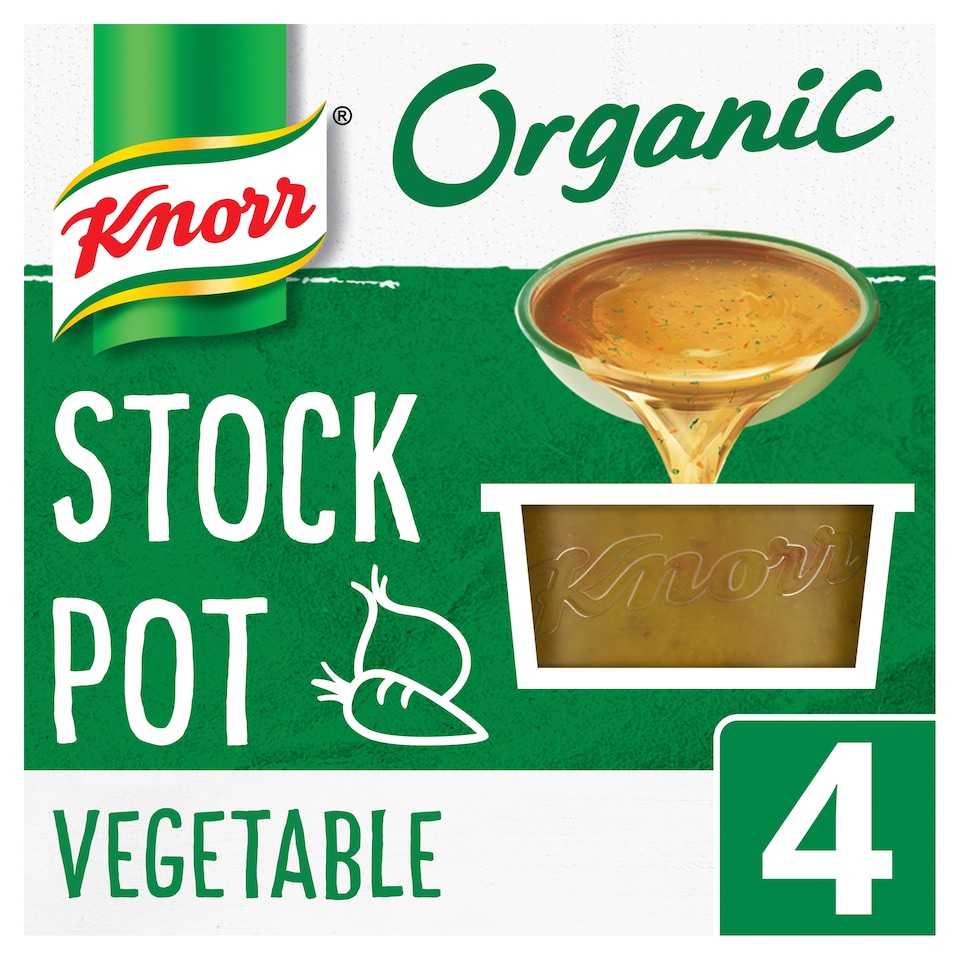 image 1 of Knorr Organic Vegetable Stock Pot 4x26g