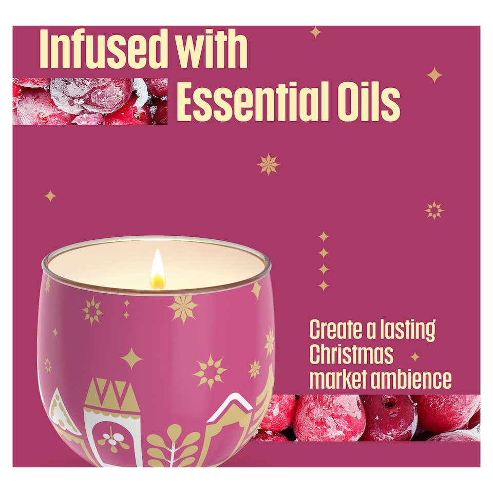 image 1 of Glade Frosted Floral Cherries Candle 108g