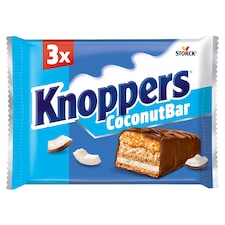 Knoppers Coconut Waffle Bar With Milk Cream 3X40g