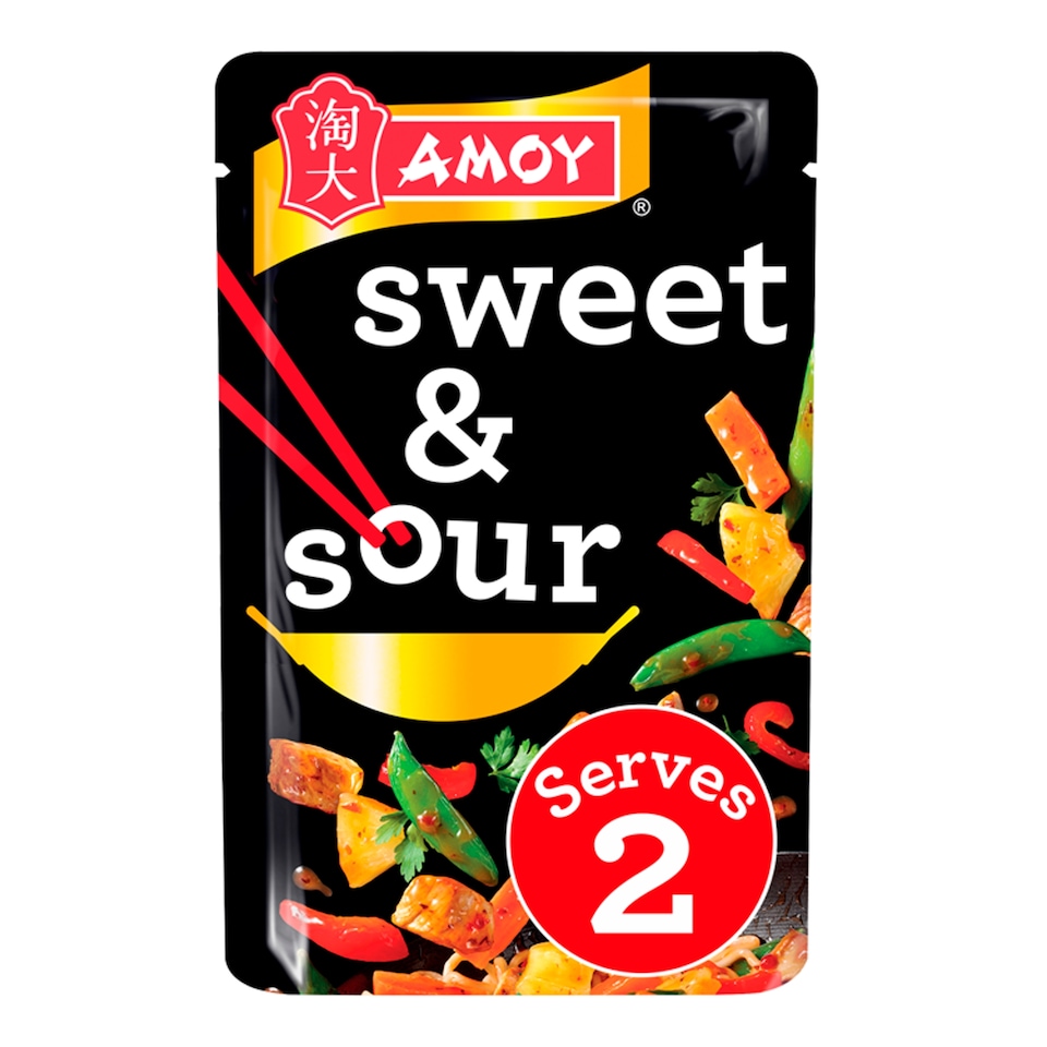 Amoy Stir Fry Tangy Sweet And Sour Sauce 120G