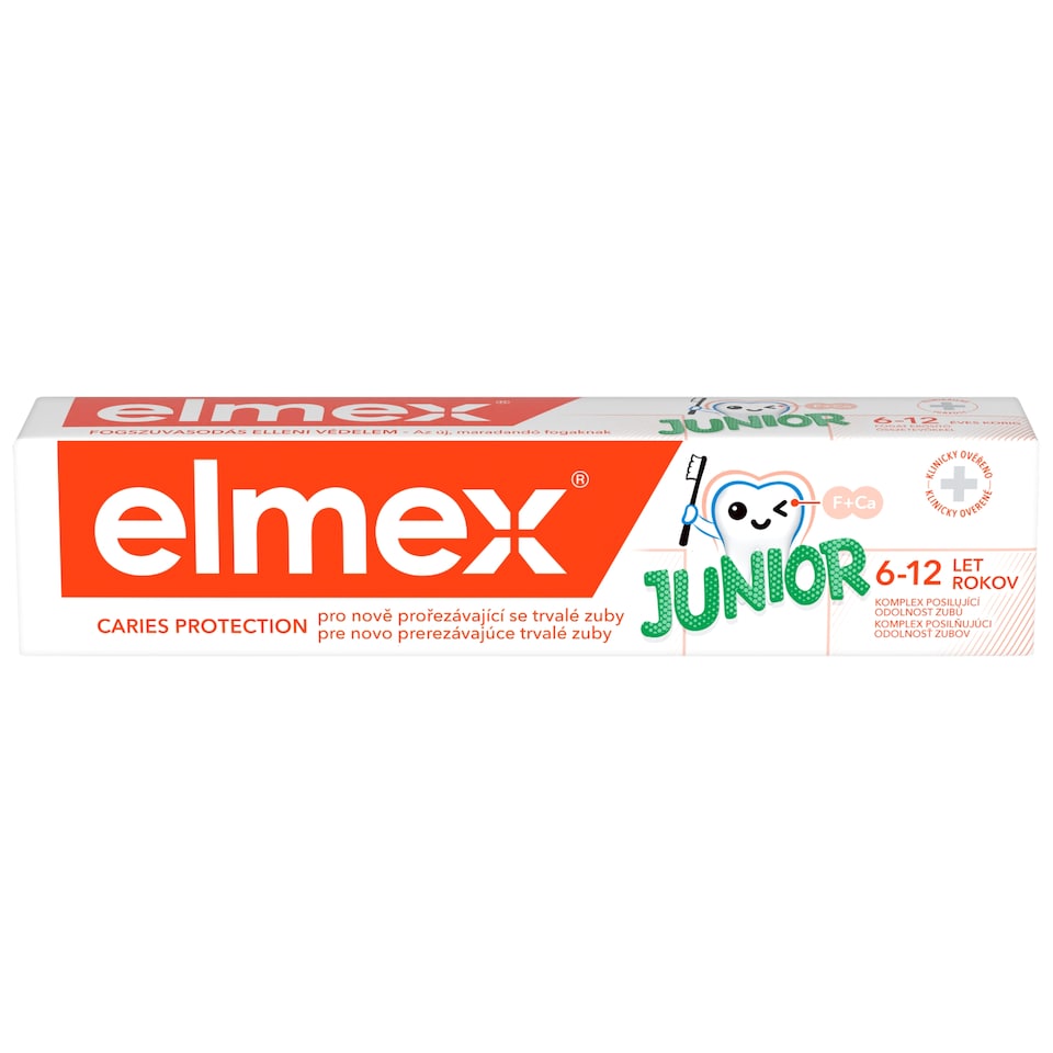 Obrázek 1 pro produkt elmex® Junior zubní pasta pro děti ve věku 6-12 let 75ml
