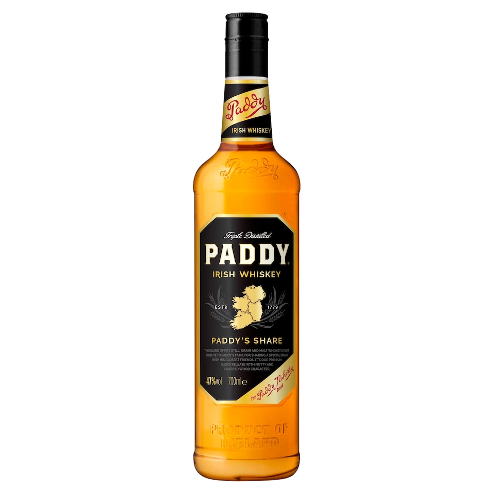 Paddy Irish Whiskey Paddy's Share 700Ml
