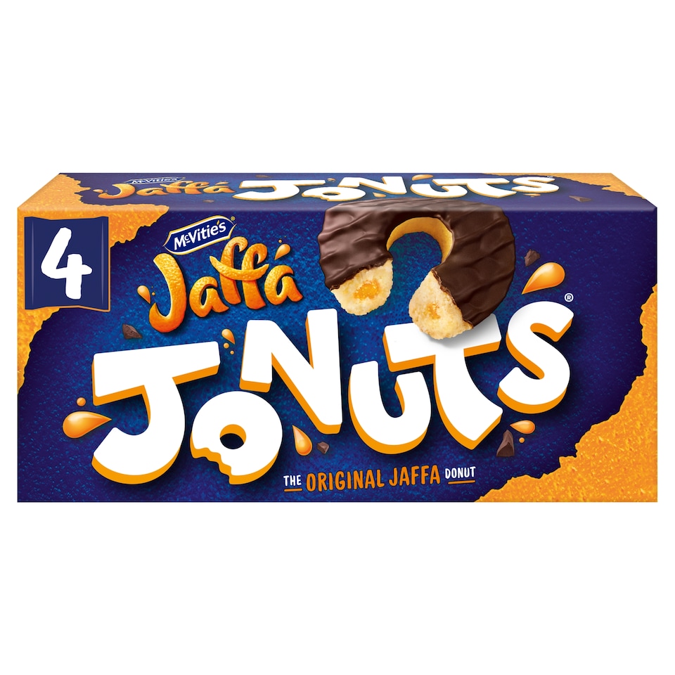 Mcvitie's Jaffa Cake Jonuts Biscuits 4 Pack