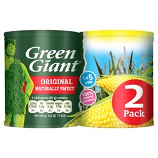 Green Giant Original Sweet Corn 2X198g