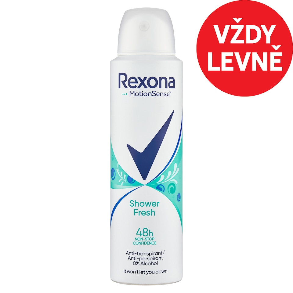 Obrázek 1 pro produkt Rexona Shower Fresh antiperspirant ve spreji 150ml